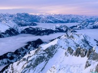     - Alps in Fog Switzerland