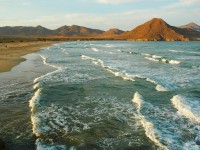     - Genoveses Beach Cabo de Gata Natural Park Andalusia Spain