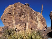     - Bouldering the Sea of Choss, Hueco Tanks Historic Site, Texas