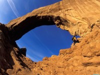     - Hiking the North Window, Arches National Park, Utah
