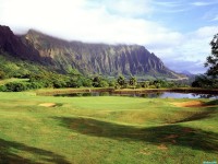     - 16th Hole, Koolau Golf Club, Kaneohe, Hawaii
