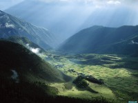     - Agricultural Fields and Village, Tibet