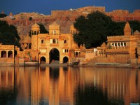     - Gadi Sagar Temple, Jaisalmer, Rajasthan, India