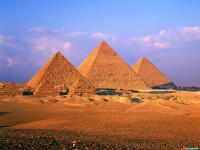 Обои для рабочего стола - Pyramids of Giza, Egypt
