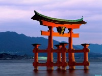 Обои для рабочего стола - Grand Gate, Itsukushima Shrine, Miyajima, Japan