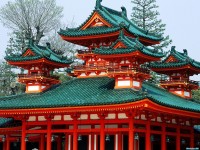 Обои для рабочего стола - Heian Shrine, Kyoto, Japan